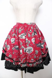 ALICE and the PIRATES / Vampire Forest バッスルスカート  エンジ Y-25-12-08-106-PA-SK-SZ-ZY