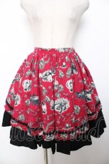 画像1: ALICE and the PIRATES / Vampire Forest バッスルスカート  エンジ Y-25-12-08-106-PA-SK-SZ-ZT622 (1)