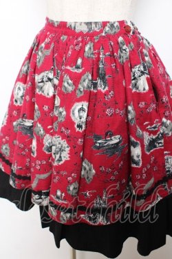 画像3: ALICE and the PIRATES / Vampire Forest バッスルスカート  エンジ Y-25-12-08-106-PA-SK-SZ-ZY