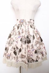 ALICE and the PIRATES / Priere d’espoir〜愛の誓いと運命の灯〜柄スカート  生成り Y-25-12-08-107-PA-SK-SZ-ZY