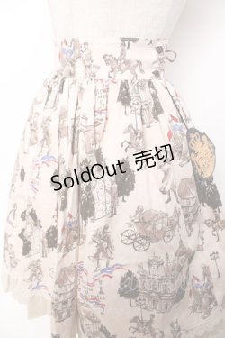 画像3: ALICE and the PIRATES / Priere d’espoir〜愛の誓いと運命の灯〜柄スカート  生成り Y-25-12-08-107-PA-SK-SZ-ZY