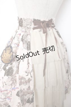 画像4: ALICE and the PIRATES / Priere d’espoir〜愛の誓いと運命の灯〜柄スカート  生成り Y-25-12-08-107-PA-SK-SZ-ZY