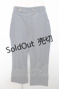 ALICE and the PIRATES / スカート付きストライプパンツ  ネイビー Y-25-12-08-109-PA-PA-SZ-ZY