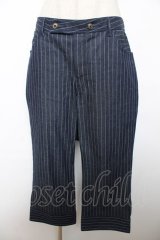 ALICE and the PIRATES / スカート付きストライプパンツ  ネイビー Y-25-12-08-109-PA-PA-SZ-ZY
