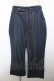 画像1: ALICE and the PIRATES / スカート付きストライプパンツ  ネイビー Y-25-12-08-109-PA-PA-SZ-ZY (1)
