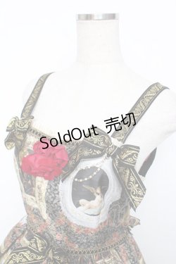 画像3: BABY, THE STARS SHINE BRIGHT / バロックを探して〜天使が祝福する至福の美術館巡り〜柄ジャンパースカート  黒 Y-25-12-08-112-BA-OP-SZ-ZI