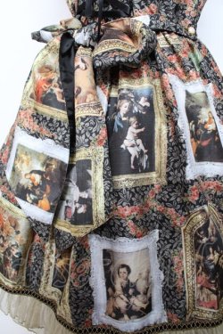 画像6: BABY, THE STARS SHINE BRIGHT / バロックを探して〜天使が祝福する至福の美術館巡り〜柄ジャンパースカート  黒 Y-25-12-08-112-BA-OP-SZ-ZY