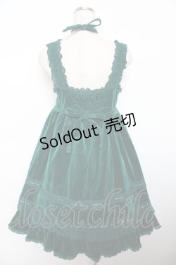 画像2: BABY, THE STARS SHINE BRIGHT / 別珍ベビードールジャンパースカート  グリーン Y-25-12-08-114-BA-OP-SZ-ZY