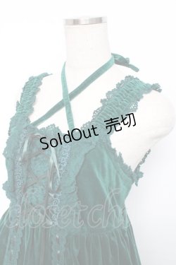 画像3: BABY, THE STARS SHINE BRIGHT / 別珍ベビードールジャンパースカート  グリーン Y-25-12-08-114-BA-OP-SZ-ZY