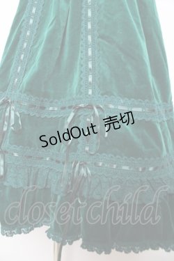 画像4: BABY, THE STARS SHINE BRIGHT / 別珍ベビードールジャンパースカート  グリーン Y-25-12-08-114-BA-OP-SZ-ZY