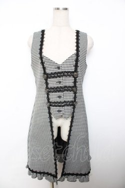 画像1: ALICE and the PIRATES / Little Tracyベスト  黒 Y-25-12-08-115-PA-JA-SZ-ZY