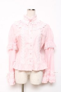 BABY, THE STARS SHINE BRIGHT / mary・marryブラウス  ピンク Y-25-12-08-011-BA-BL-SZ-ZY