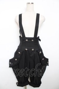 ALICE and the PIRATES / ポケットサロペットパンツ  黒 Y-25-12-08-118-PA-PA-SZ-ZY