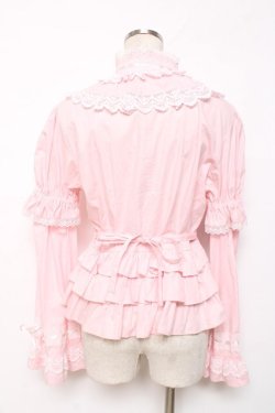 画像2: BABY, THE STARS SHINE BRIGHT / mary・marryブラウス  ピンク Y-25-12-08-011-BA-BL-SZ-ZY