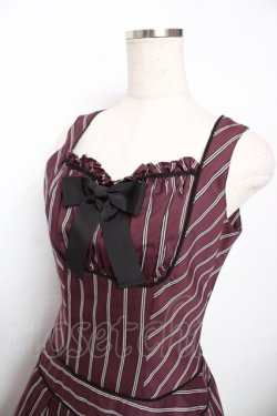 画像3: Victorian maiden / レジメンタルストライプジャンパースカート  ネイビー Y-25-12-08-120-CL-OP-SZ-ZY