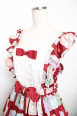 画像3: Angelic Pretty / Memorial Tea Museumジャンパースカート  赤 Y-25-12-08-123-AP-OP-SZ-ZI (3)