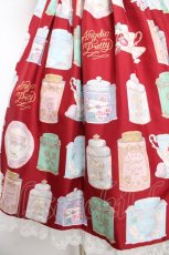 画像4: Angelic Pretty / Memorial Tea Museumジャンパースカート  赤 Y-25-12-08-123-AP-OP-SZ-ZI (4)