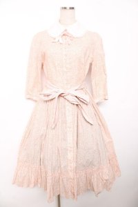 Innocent World / フェ デ フルールワンピース M ピンク Y-25-12-08-124-IW-OP-SZ-ZY