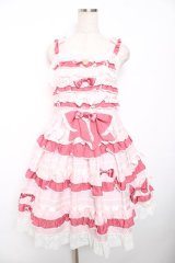 BABY, THE STARS SHINE BRIGHT / Bonbon Parfumジャンパースカート  ピンク Y-25-12-08-127-BA-OP-SZ-ZY