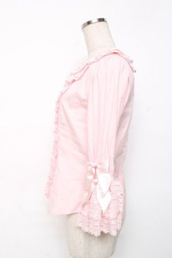 画像2: BABY, THE STARS SHINE BRIGHT / フリルフリルブラウス  ピンク Y-25-12-08-012-BA-BL-SZ-ZY