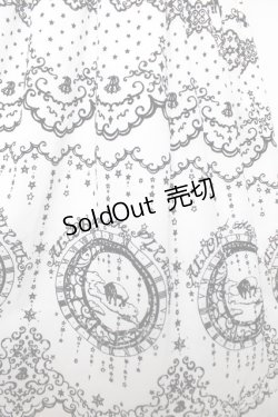 画像4: ALICE and the PIRATES / 夢喰いバクの空中散歩ジャンパースカート  オフ白×黒 Y-25-12-08-129-PA-OP-SZ-ZY