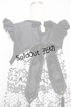 画像5: ALICE and the PIRATES / 夢喰いバクの空中散歩ジャンパースカート  オフ白×黒 Y-25-12-08-129-PA-OP-SZ-ZY