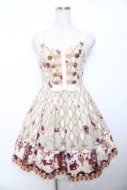 画像1: Angelic Pretty / TOY MARCHジャンパースカート  アイボリー Y-25-12-08-130-AP-OP-SZ-ZY