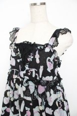 画像3: Angelic Pretty / Fluffy Puff BunnyジャンパースカートSet  黒 Y-25-12-08-132-AP-OP-SZ-ZY (3)