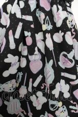 画像4: Angelic Pretty / Fluffy Puff BunnyジャンパースカートSet  黒 Y-25-12-08-132-AP-OP-SZ-ZY (4)