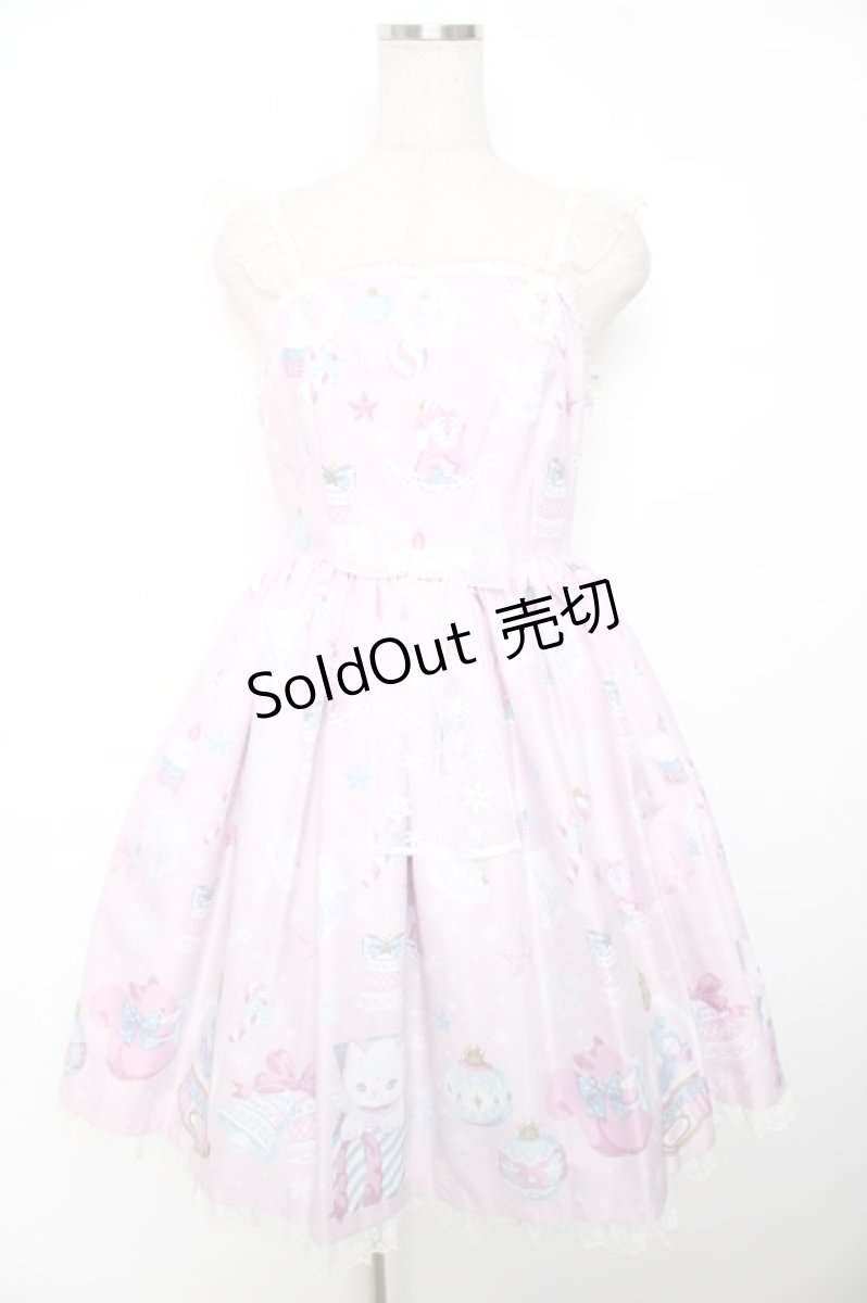 画像1: Angelic Pretty / Fancy Ornamentジャンパースカート  ピンク Y-25-12-08-133-AP-OP-SZ-ZS (1)