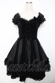 Angelic Pretty / イルミネーションリボンワンピース 黒 Y-25-12-08