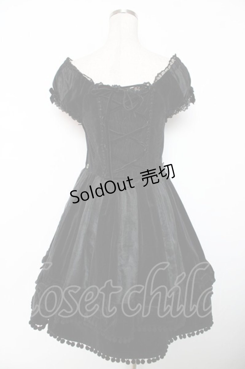 画像2: Angelic Pretty / イルミネーションリボンワンピース  黒 Y-25-12-08-134-AP-OP-SZ-ZS (2)