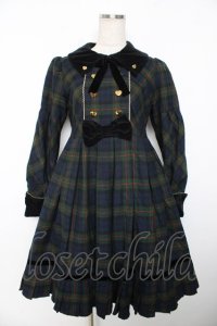 Angelic Pretty / Modern Studentワンピース  紺 Y-25-12-08-136-AP-OP-SZ-ZY