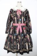Angelic Pretty / British Keysワンピース  黒 Y-25-12-08-138-AP-OP-SZ-ZY
