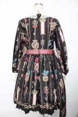 画像2: Angelic Pretty / British Keysワンピース  黒 Y-25-12-08-138-AP-OP-SZ-ZT621 (2)