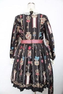 画像2: Angelic Pretty / British Keysワンピース  黒 Y-25-12-08-138-AP-OP-SZ-ZY