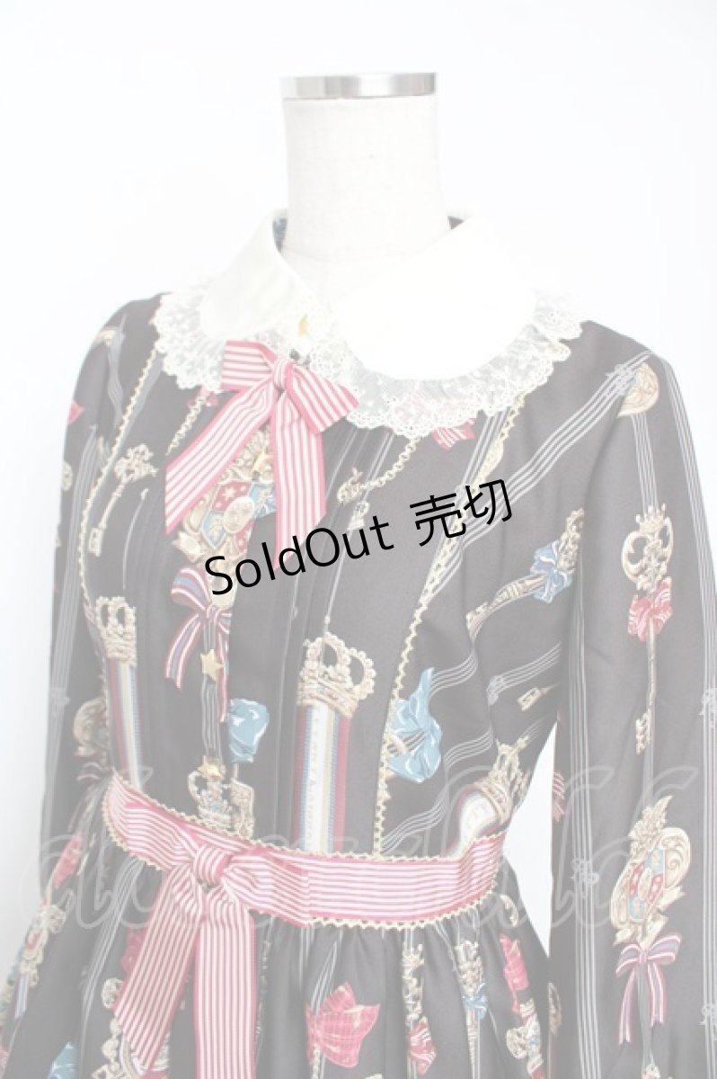 画像3: Angelic Pretty / British Keysワンピース  黒 Y-25-12-08-138-AP-OP-SZ-ZT621 (3)