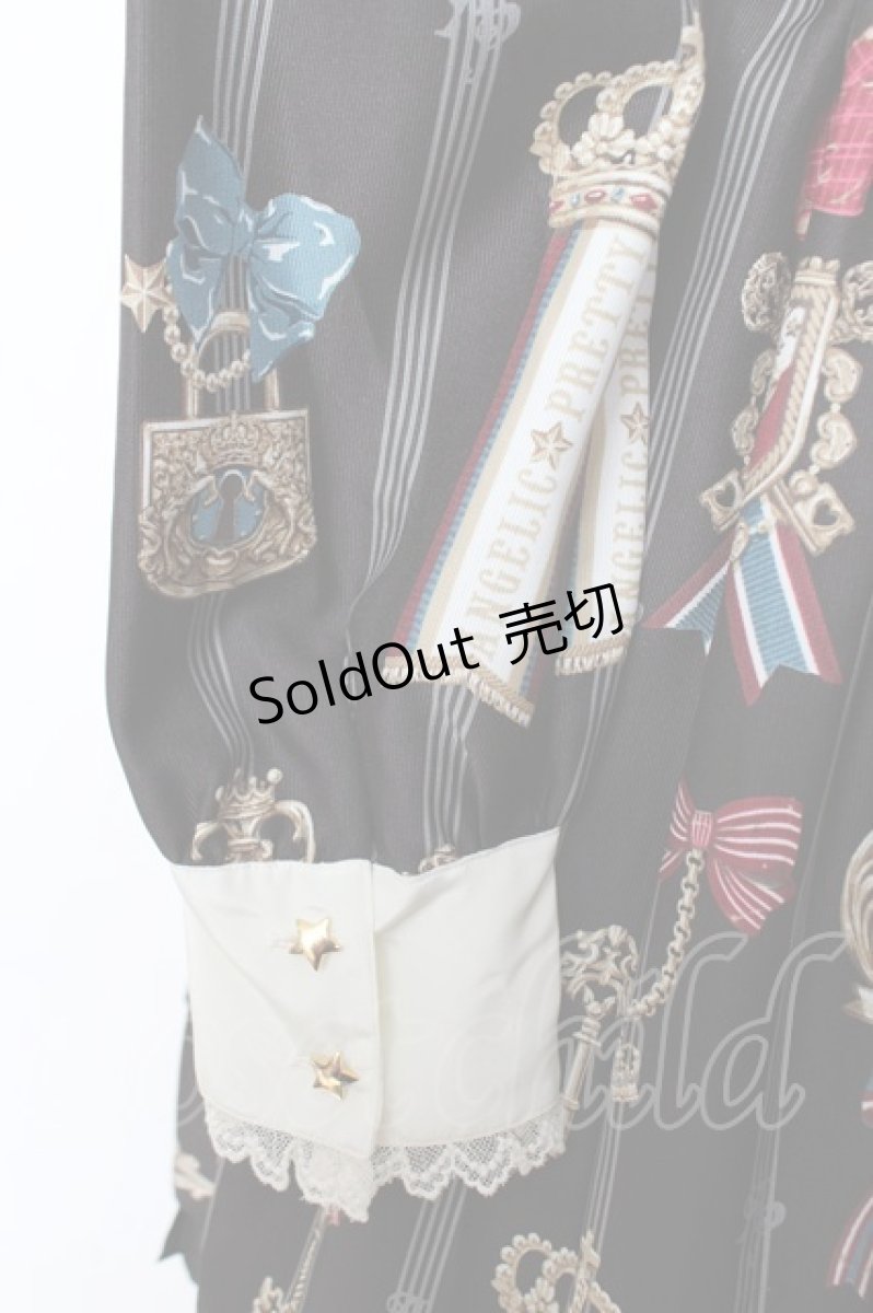 画像5: Angelic Pretty / British Keysワンピース  黒 Y-25-12-08-138-AP-OP-SZ-ZT621 (5)