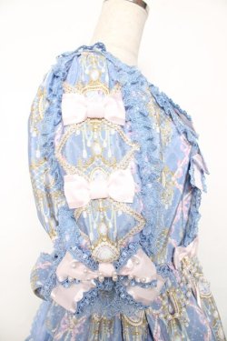 画像5: Angelic Pretty / Romantic Jewelry Dress  ブルー Y-25-12-08-139-AP-OP-SZ-ZY
