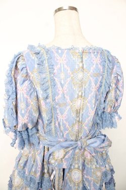 画像9: Angelic Pretty / Romantic Jewelry Dress  ブルー Y-25-12-08-139-AP-OP-SZ-ZY