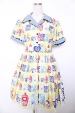 画像1: Angelic Pretty / Sunny Smile Laundryワンピース  イエロー Y-25-12-08-140-AP-OP-SZ-ZI (1)