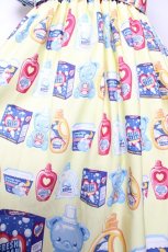 画像4: Angelic Pretty / Sunny Smile Laundryワンピース  イエロー Y-25-12-08-140-AP-OP-SZ-ZI (4)