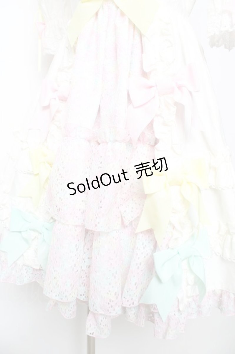 画像4: BABY, THE STARS SHINE BRIGHT / はるちゃんの花舞うEternal Gardenワンピース  ホワイト Y-25-12-08-141-BA-OP-SZ-ZY (4)