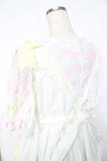 画像6: BABY, THE STARS SHINE BRIGHT / はるちゃんの花舞うEternal Gardenワンピース  ホワイト Y-25-12-08-141-BA-OP-SZ-ZY (6)