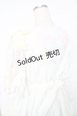 画像6: BABY, THE STARS SHINE BRIGHT / はるちゃんの花舞うEternal Gardenワンピース  ホワイト Y-25-12-08-141-BA-OP-SZ-ZY