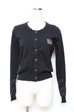 画像1: ALICE and the PIRATES / A/P TRAINカーディガン  黒 Y-25-12-08-014-PA-TO-SZ-ZY