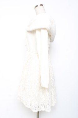 画像2: LIZ LISA / ファーリボンワンピース 0 白 Y-25-12-08-018-LO-OP-SZ-ZY