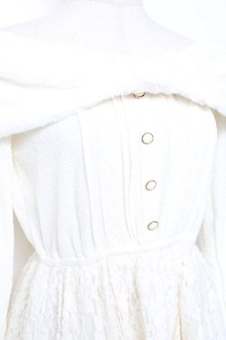 画像4: LIZ LISA / ファーリボンワンピース 0 白 Y-25-12-08-018-LO-OP-SZ-ZY