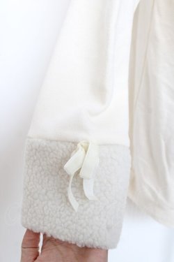 画像3: LIZ LISA / ボアフード裏毛ワンピース 0 アイボリー Y-25-12-08-019-LO-OP-SZ-ZY