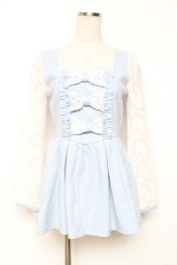 LIZ LISA / 起毛トップス 0 サックス Y-25-12-08-021-LO-TO-SZ-ZY